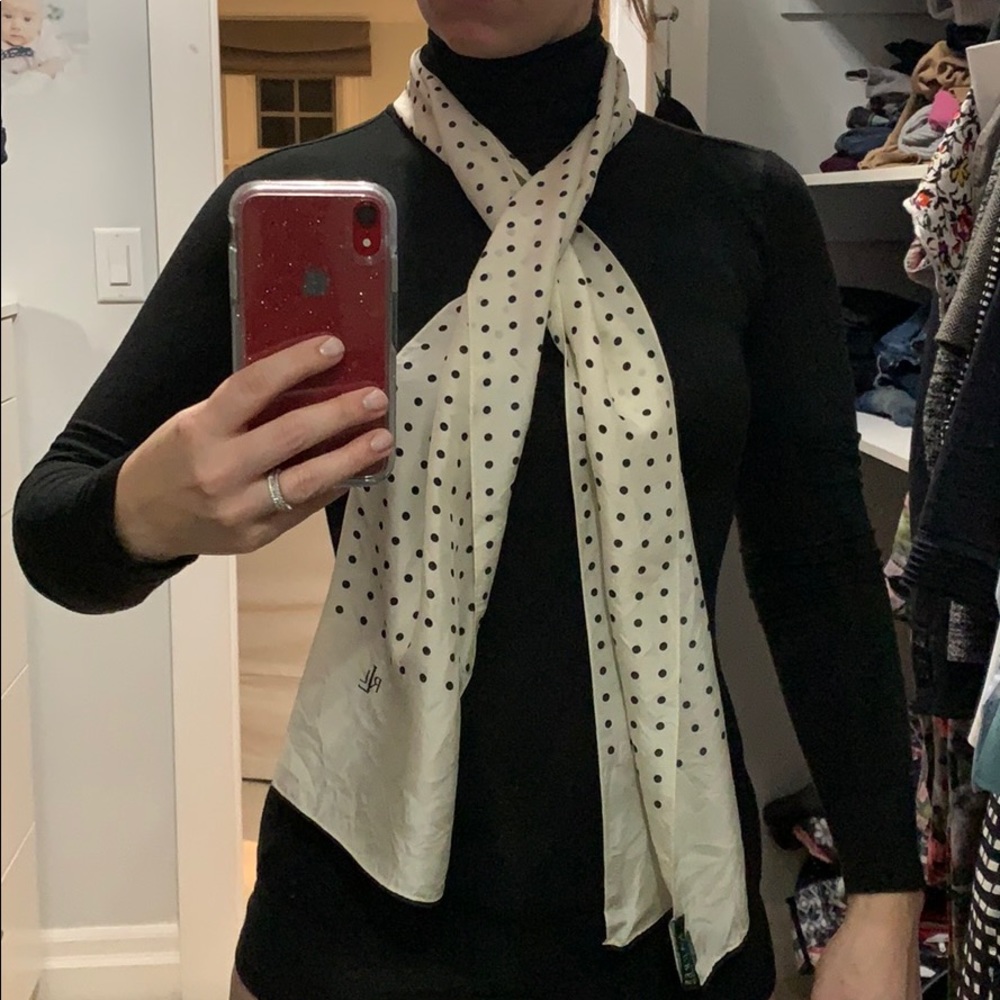Long silk scarf